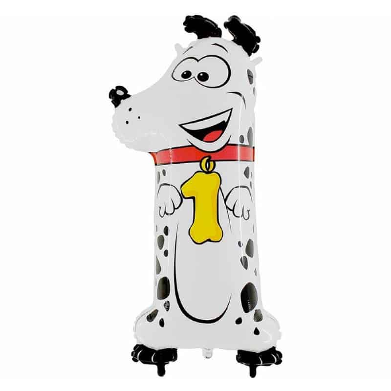 Animaloon Number 1 Dog Balloon Helium Filled - 40"