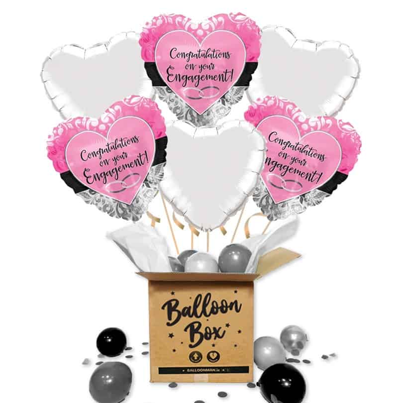18" Engagement Balloon Bouquet Delivery