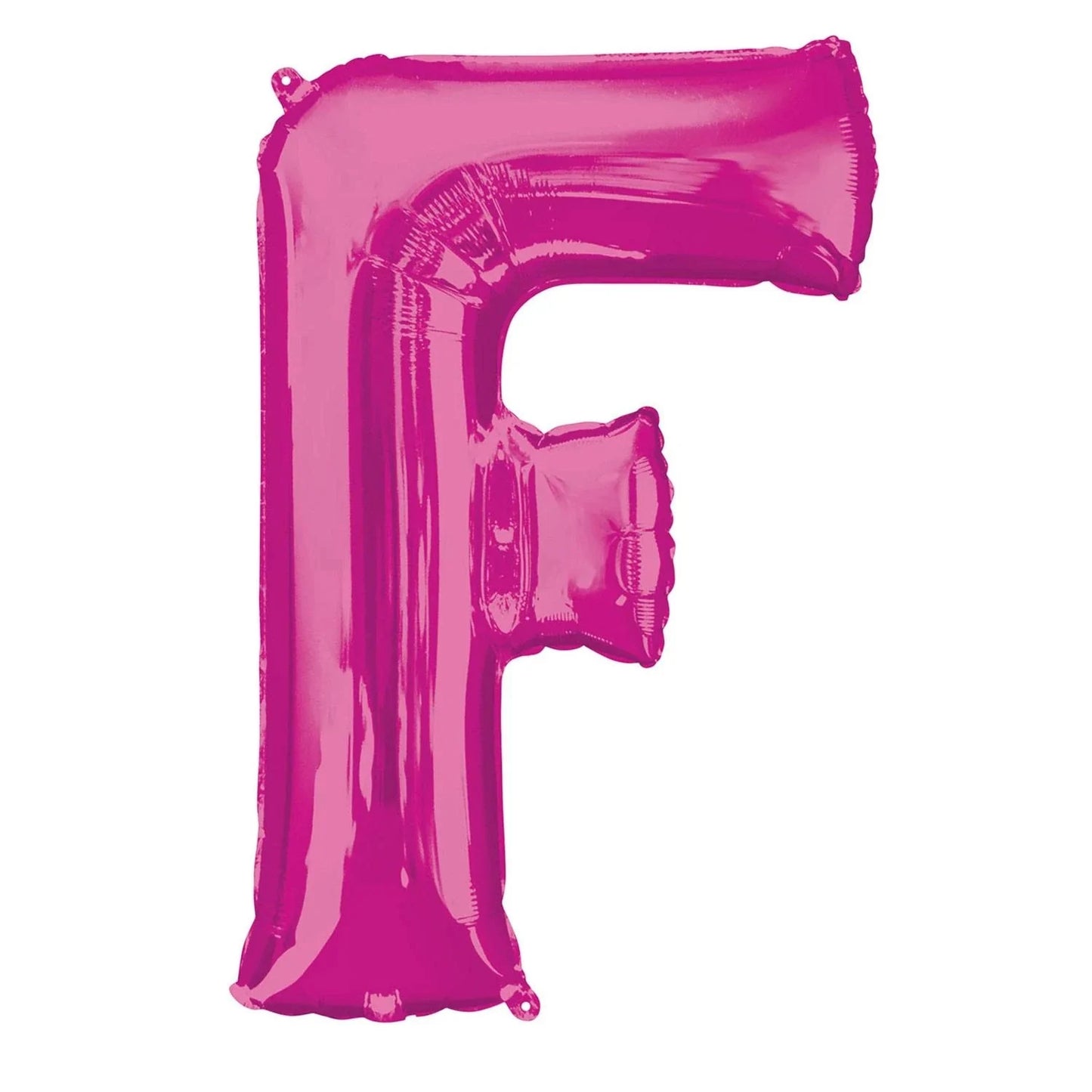 Pink Letter F Helium Filled - 34"