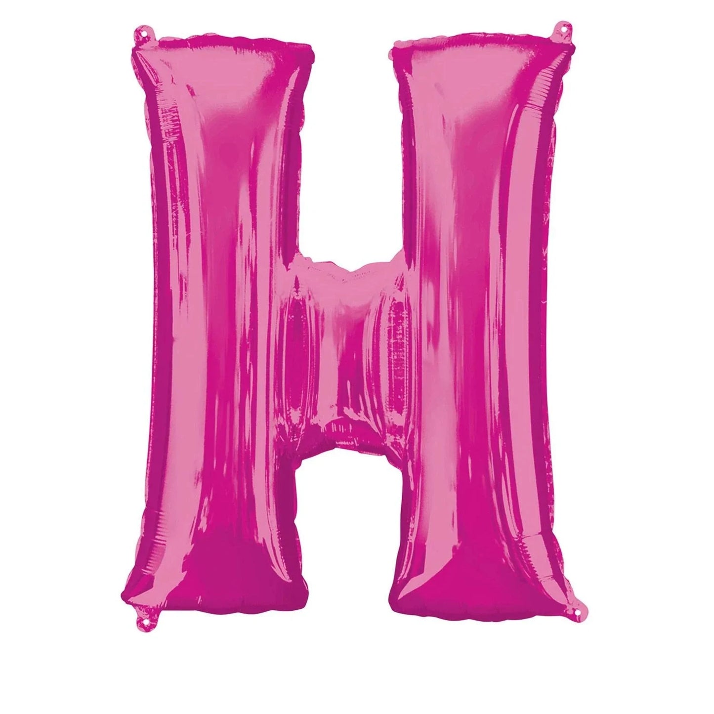 Pink Letter H Helium Filled - 34"
