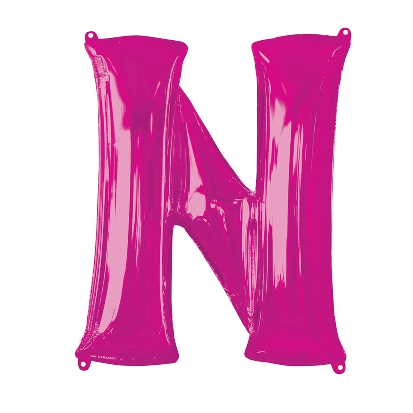 Pink Letter N Helium Filled - 34"