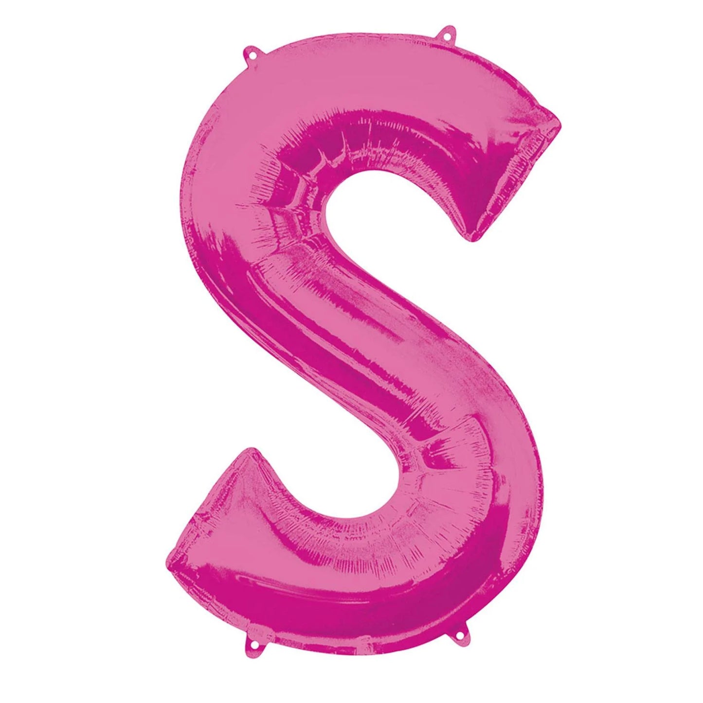 Pink Letter S Helium Filled - 34"