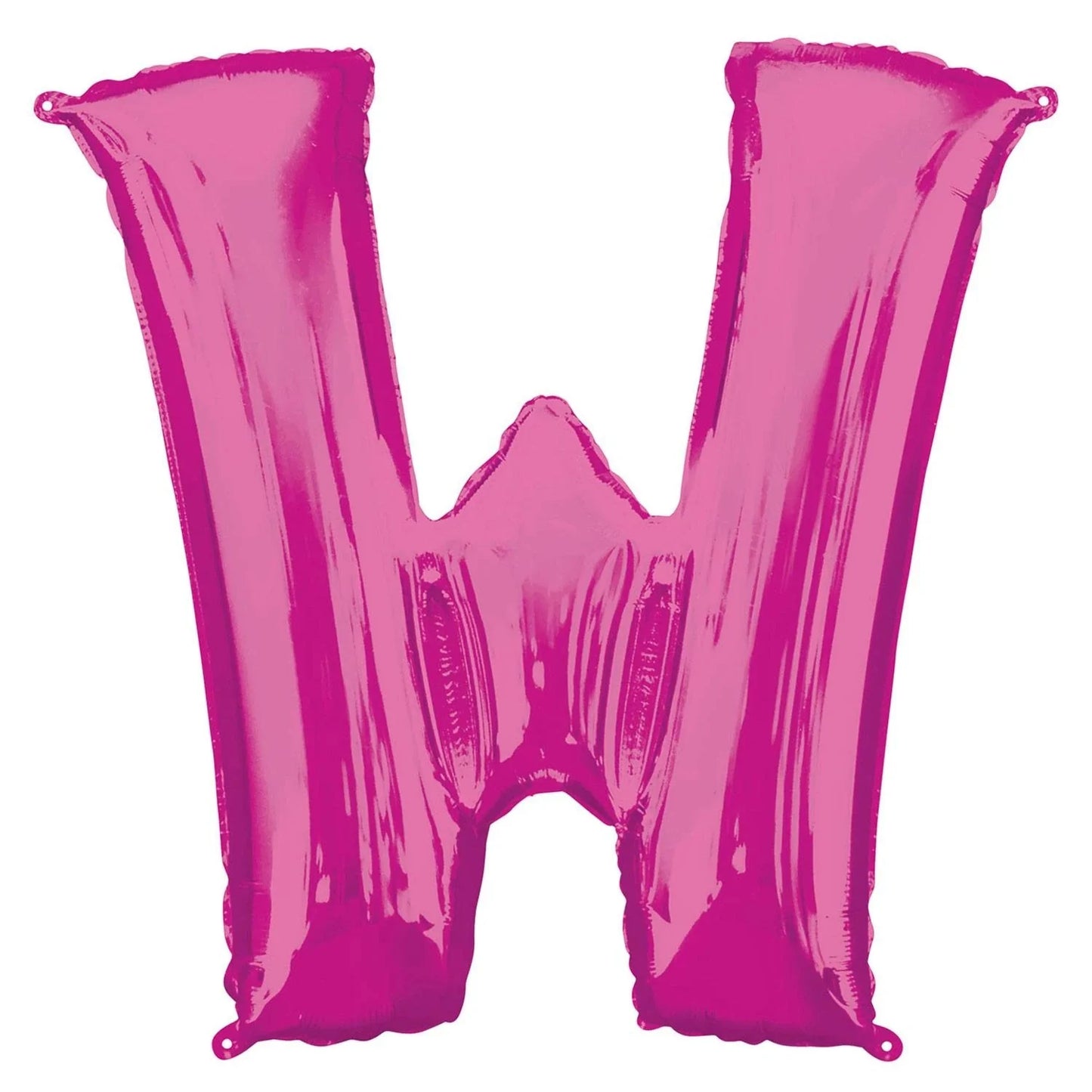 Pink Letter W Helium Filled - 34"
