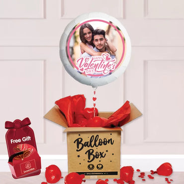 22" Personalised Photo Valentine Delivery - Hearts