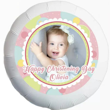 Photo Balloon | Christening Girl