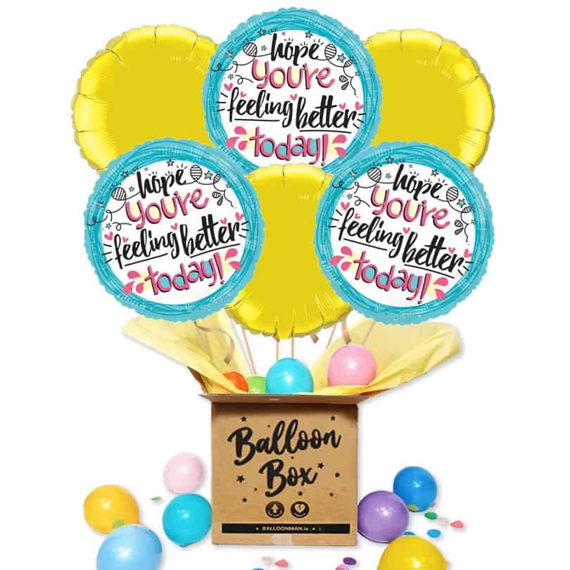 Feeling Well Today Foil Balloon Bouquet Delivery