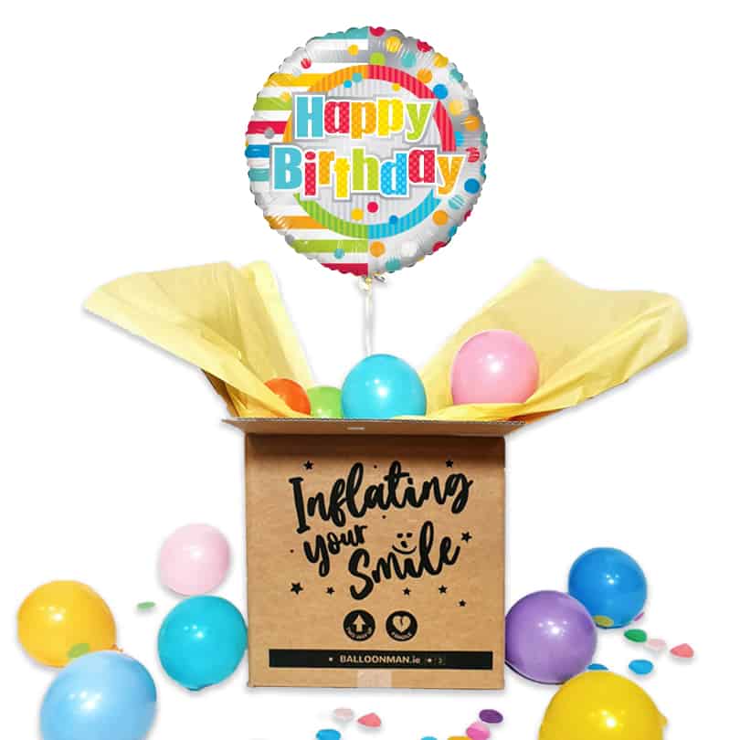 18" Happy Birthday Balloon Delivery