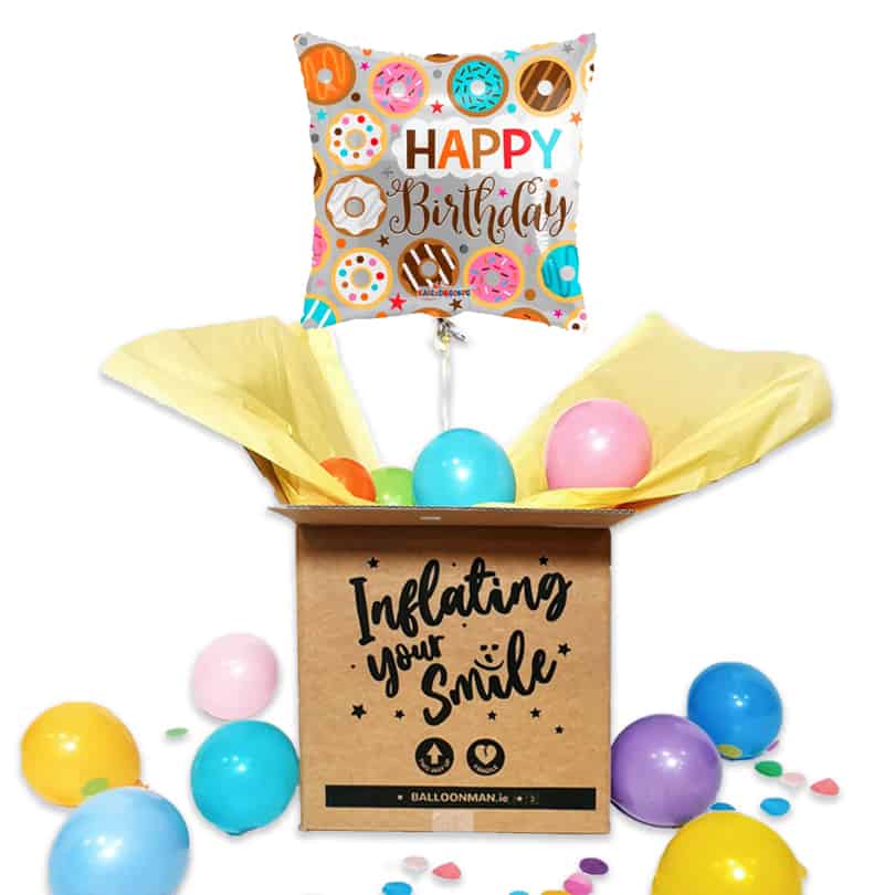 18" Birthday Donuts Balloon Delivery