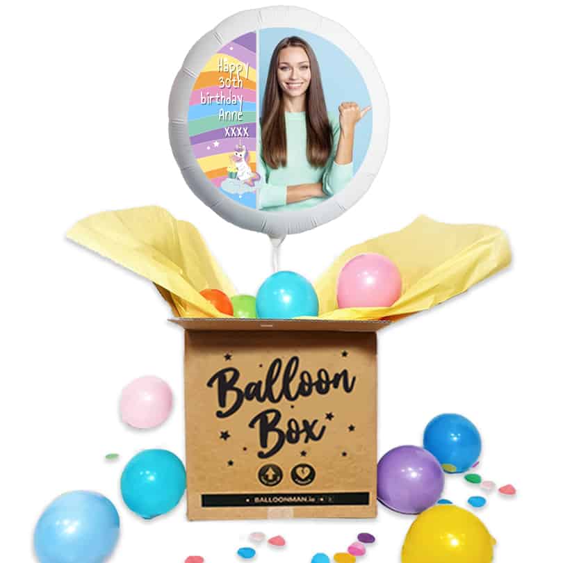 Photo Balloon | Happy Birthday Unicorn