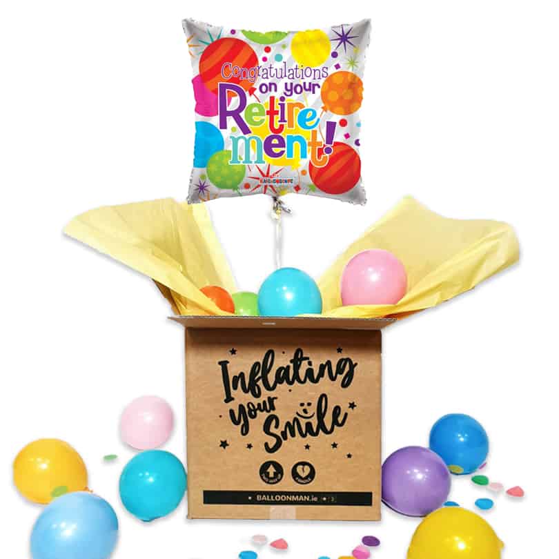 18" Retirement Balloon Delivery