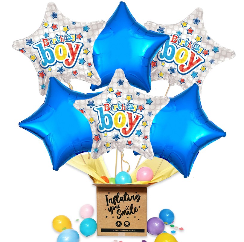 Birthday Boy Balloon Bouquet Delivery