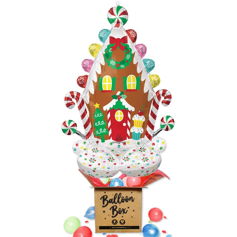 Christmas Gingerbread House - Airloonz Balloon Delivery