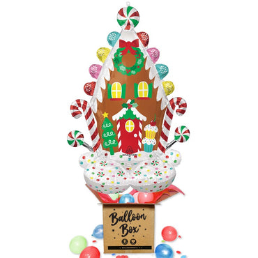 Christmas Gingerbread House - Airloonz Balloon Delivery