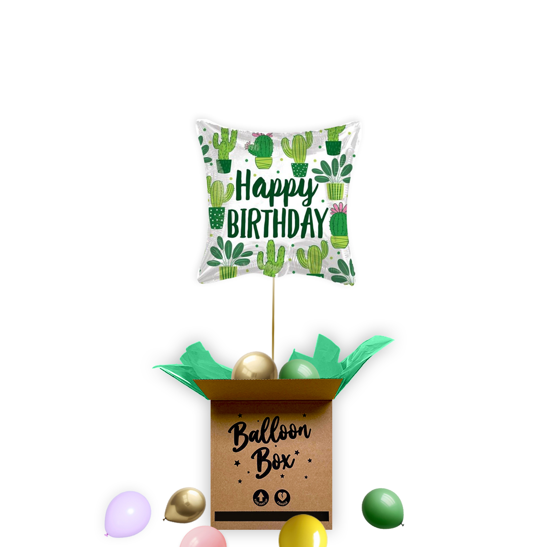 18" Green Vibes Birthday Balloon Delivery