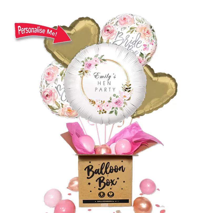 Hen Party Foil Balloon Bouquet Delivery