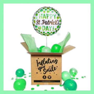 Happy St Patricks Day Balloon Delivery