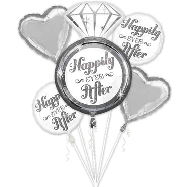 Happily Ever After Foil Balloon Bouquet Delivery