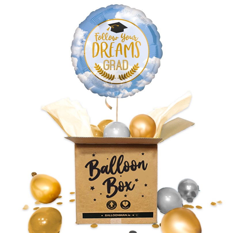 18" Follow Your Dreams Grad Balloon Delivery