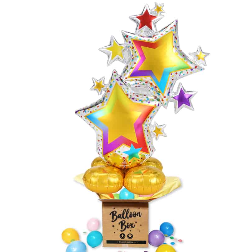 Colourful Bright Star - Airloonz Balloon Delivery