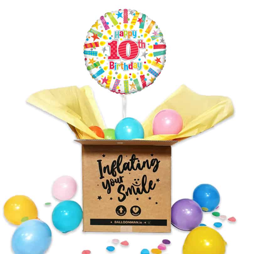 10th Birthday Balloon Delivery - 18"