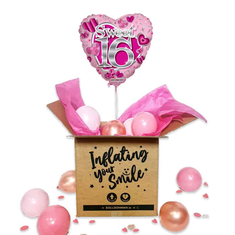 16th Birthday Balloon Delivery - Girl - 18"