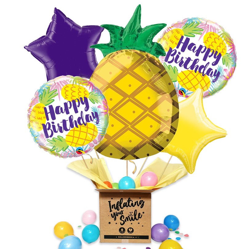 Pineapple Balloon Bouquet Delivery