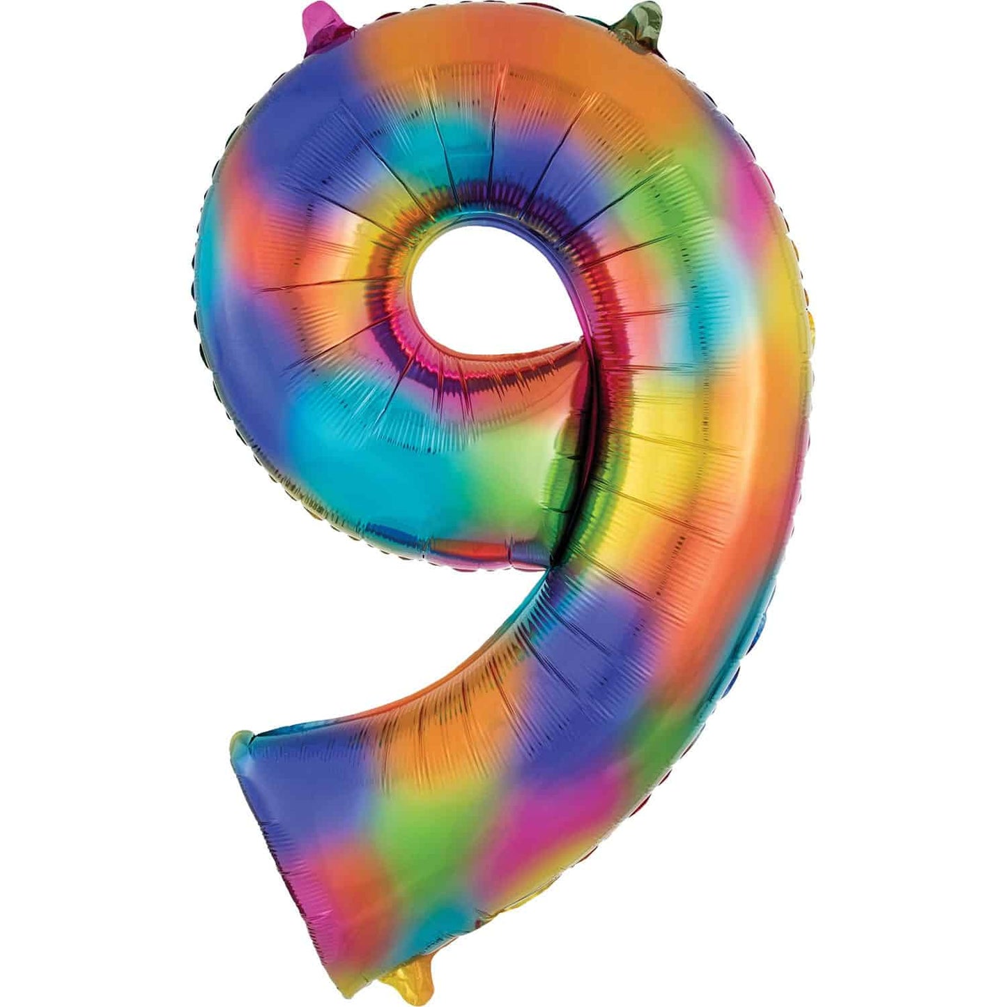 Multi-Colour Number 9 Balloon Helium Filled - 34"