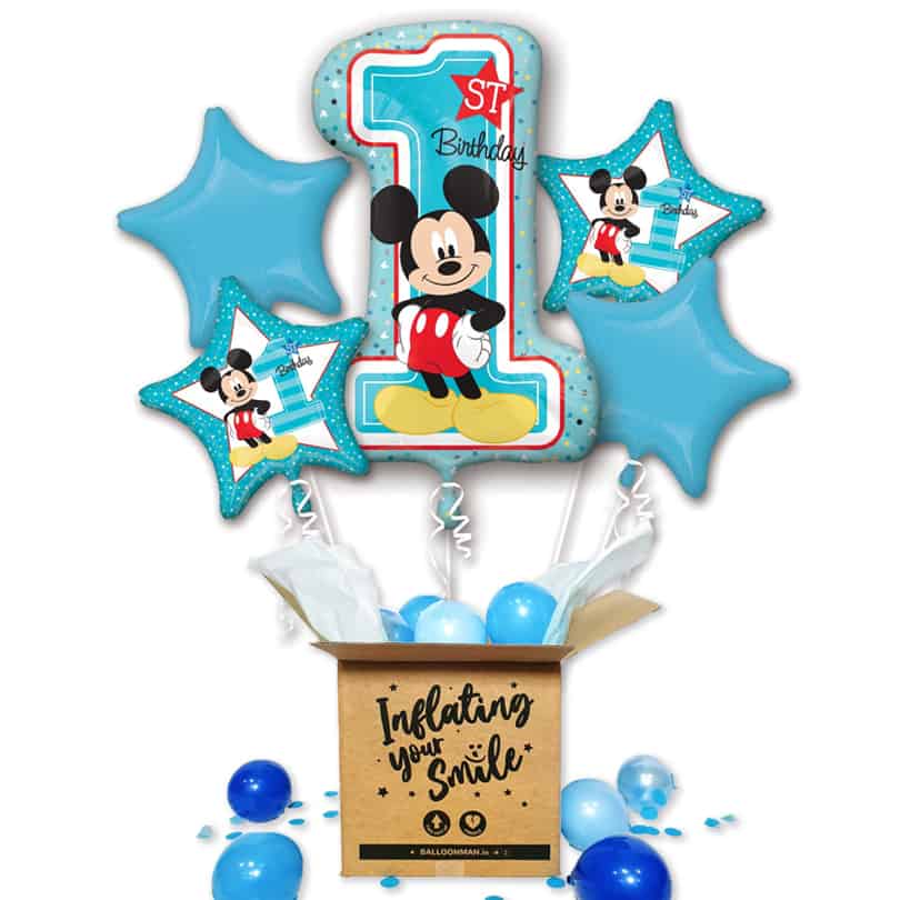 Mickey Mouse 1st Birthday Balloon Delivery