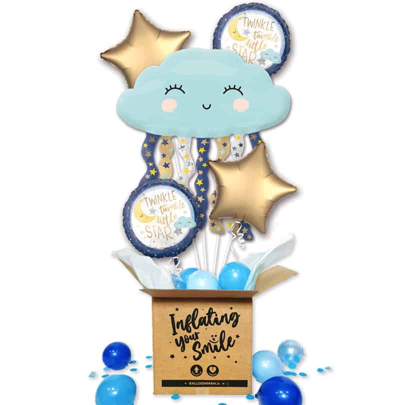 Twinkle Little Star Foil Balloon Bouquet Delivery