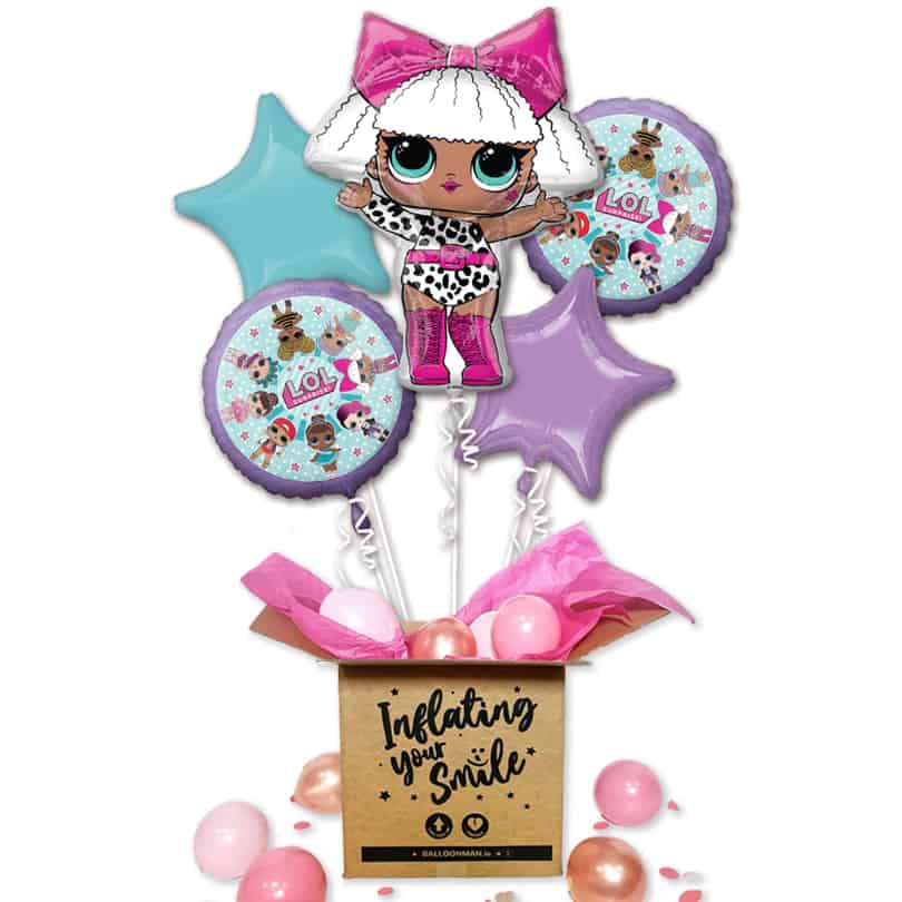 LOL Surprise Foil Balloon Bouquet Delivery