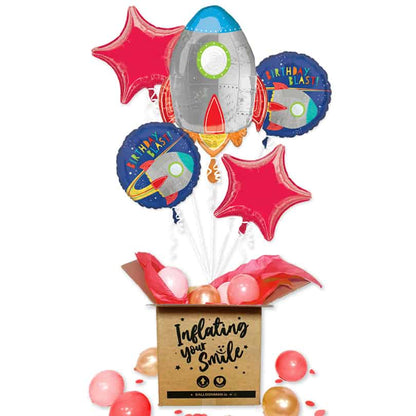 Blast Off Foil Balloon Bouquet Delivery