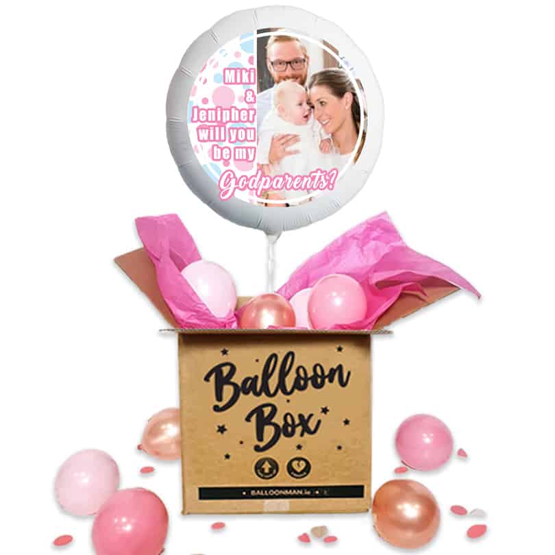Photo Balloon | Will You Be My Godparents