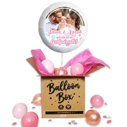 Photo Balloon | Will You Be My Godparents