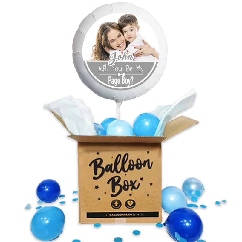 Photo Balloon | Will You Be My Page Boy