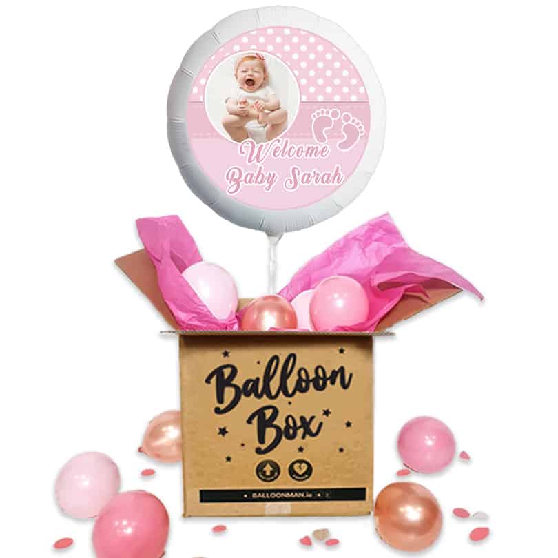 Photo Balloon | Welcome Baby Girl