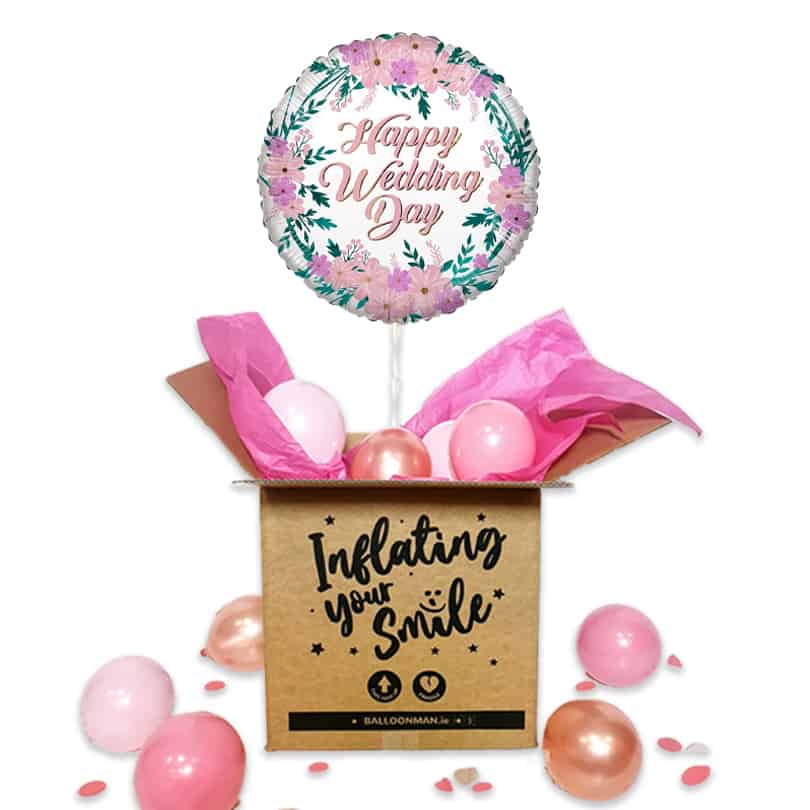 18" Happy Wedding Day Balloon Delivery