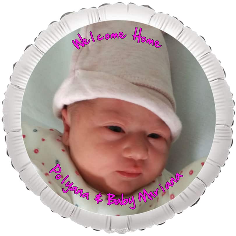 Photo Balloon | Welcome New Baby Girl