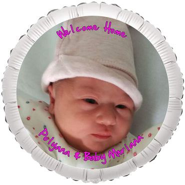 Photo Balloon | Welcome New Baby Girl
