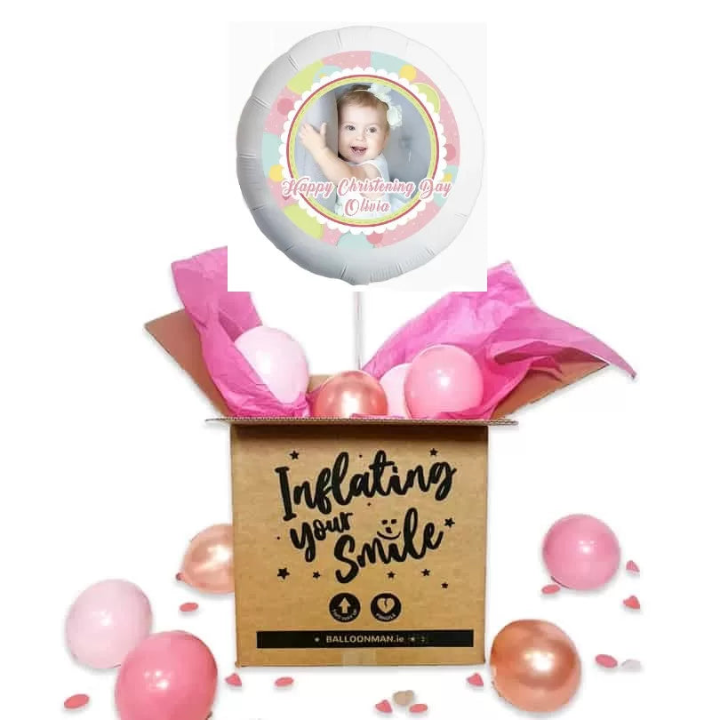 Photo Balloon | Christening Girl