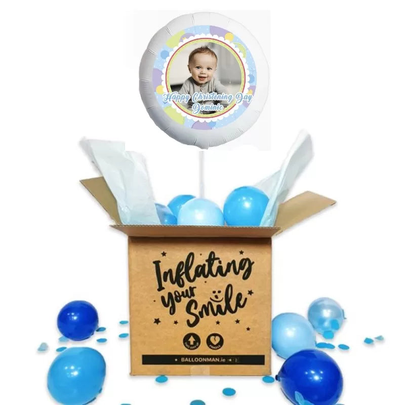 Photo Balloon | Christening Day Boy