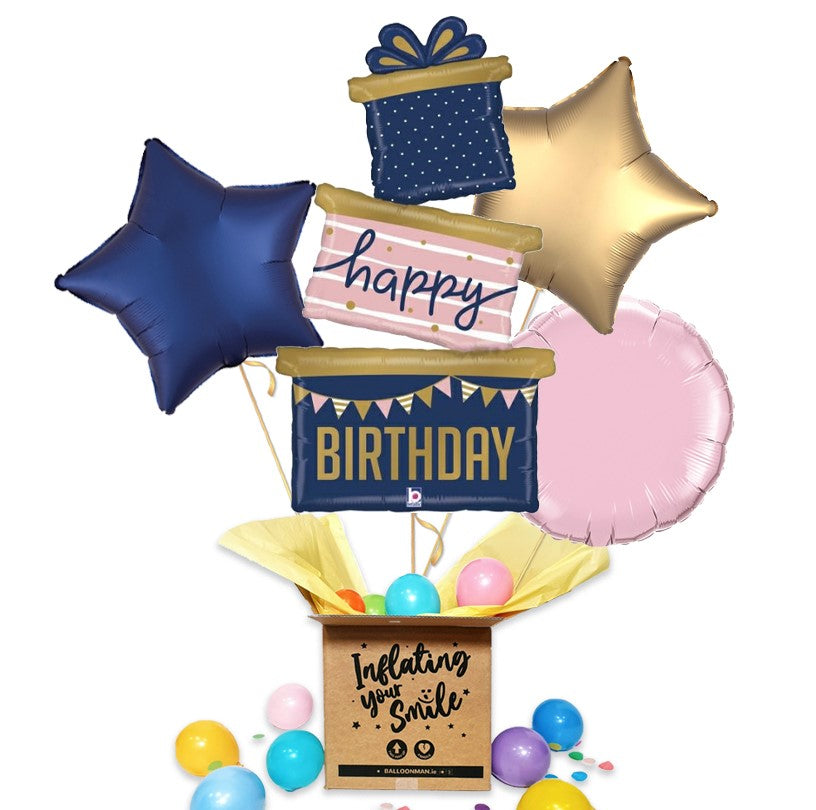 Colourful Birthday Balloon Bouquet Delivery