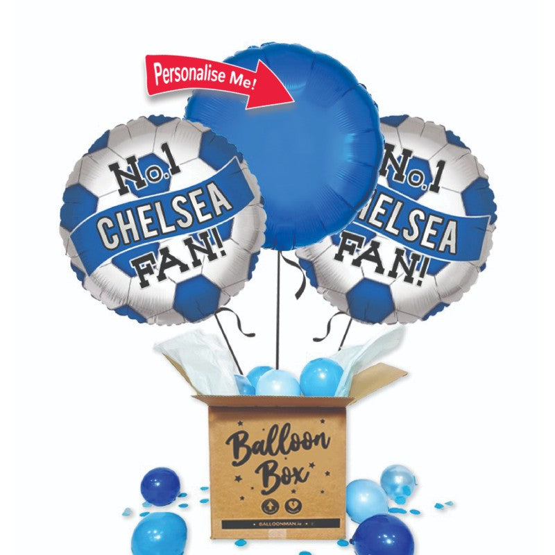 Football Fan Balloon Bouquet - Chelsea
