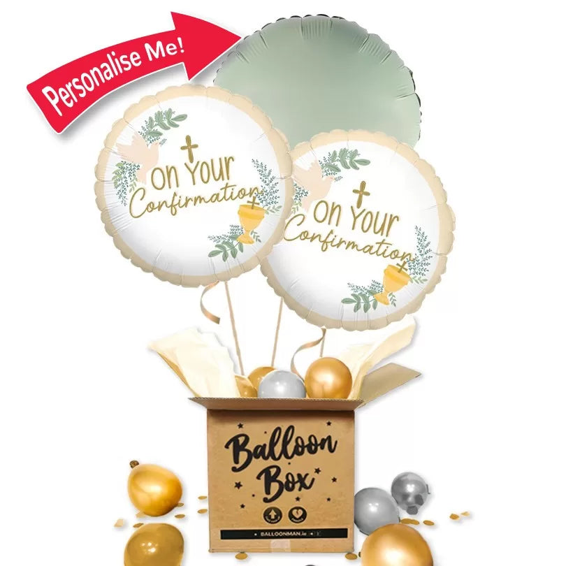 Confirmation Balloon Bouquet - White