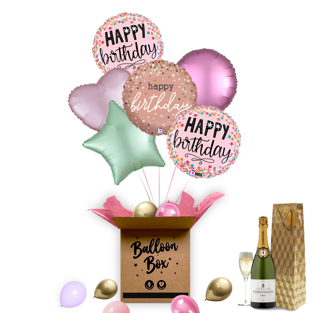 Birthday Balloon & Champagne Delivery Female