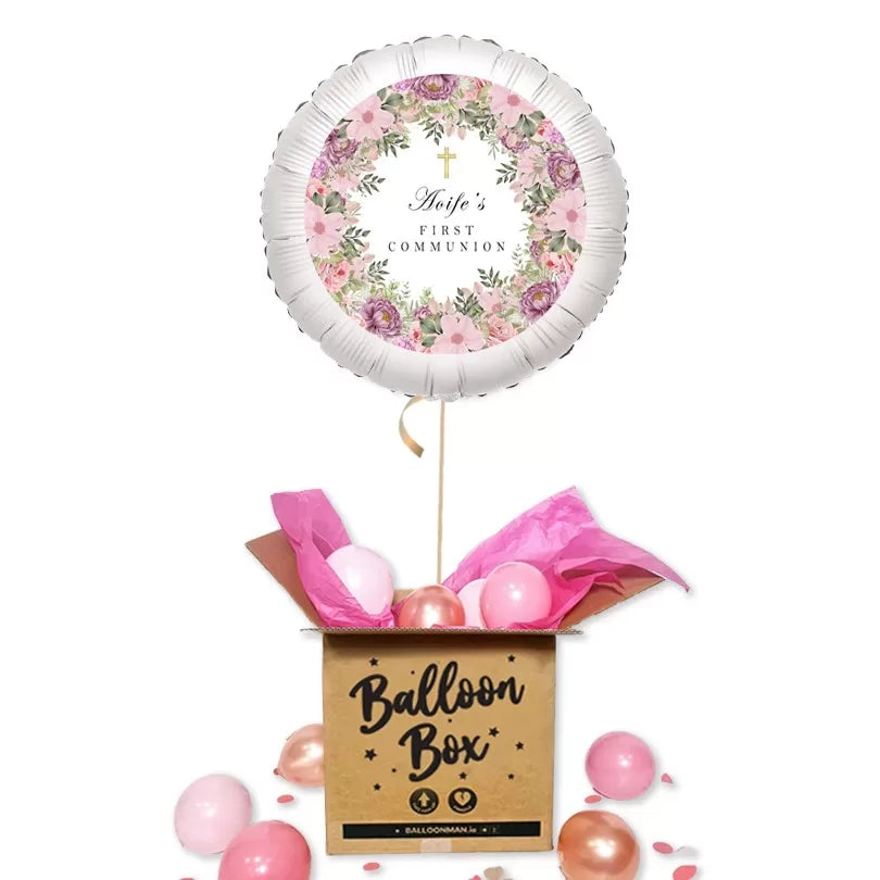 Photo Balloon | Communion - Floral
