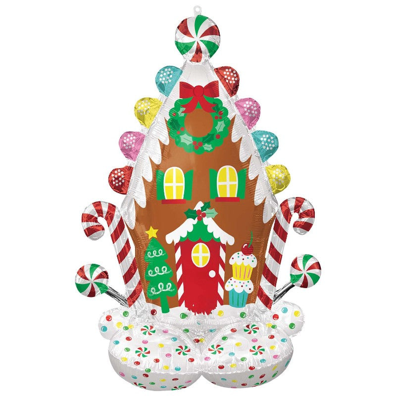 Christmas Gingerbread House - Airloonz Balloon Delivery