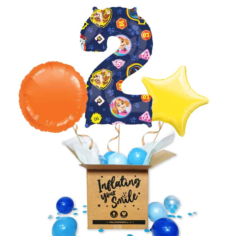 Paw Patrol Number 2 Balloon Delivery