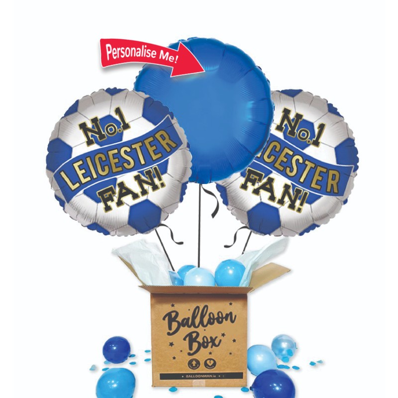 Football Fan Balloon Bouquet - Leicester