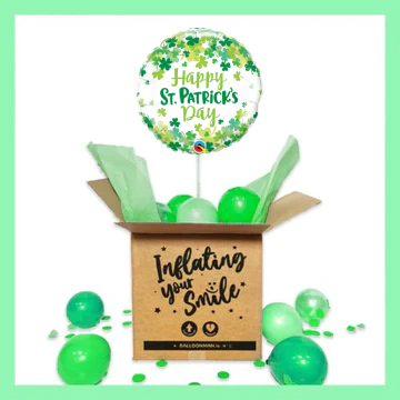 Happy St Patricks Day Balloon Delivery