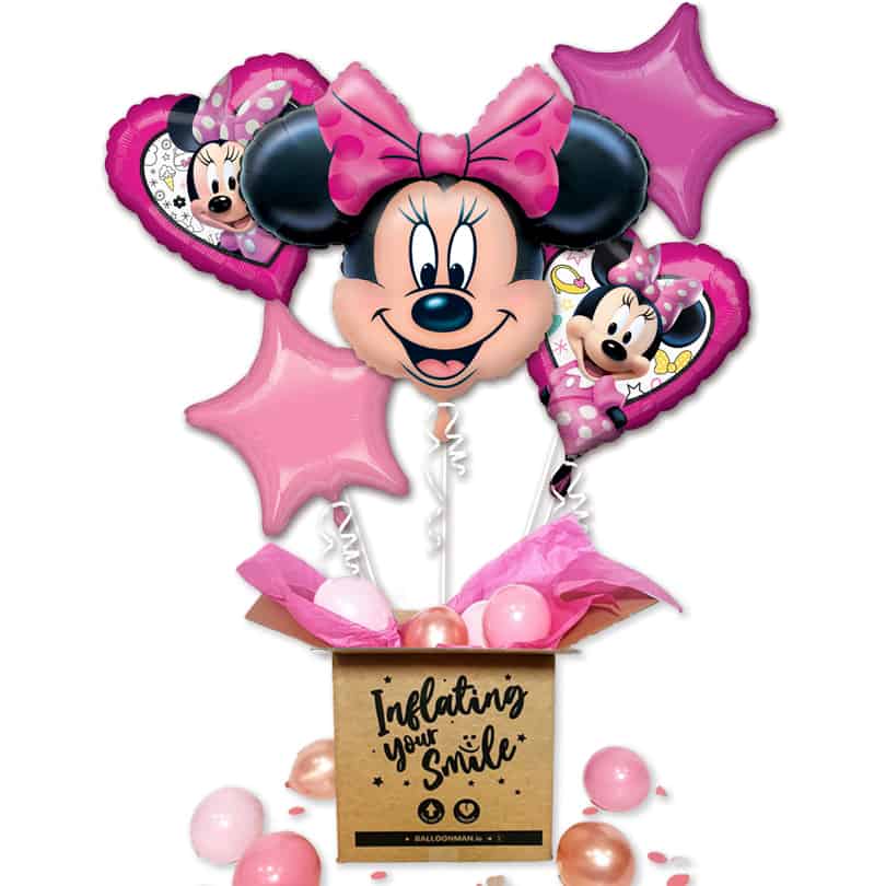 Pink Disney Minnie Mouse Head Balloon Delivery